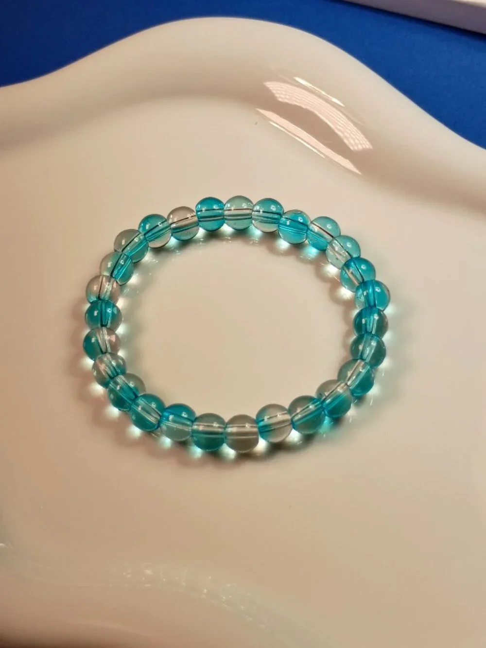 Colorful 3-Piece Kids Bracelet Stack, Handmade Beaded Bracelets, 5 inches